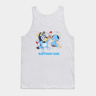 Bluey and Bingo 2 year buley family Tank Top